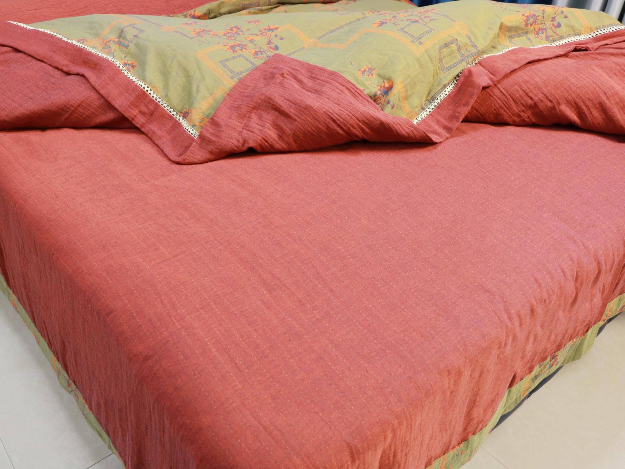  全棉色織提花四件套